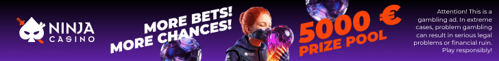 Ninja Casino bannerid